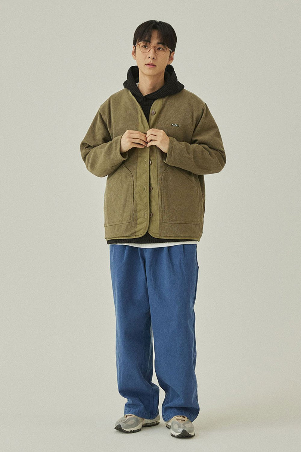 Pantalon Two Tuck Wide Kation Blue