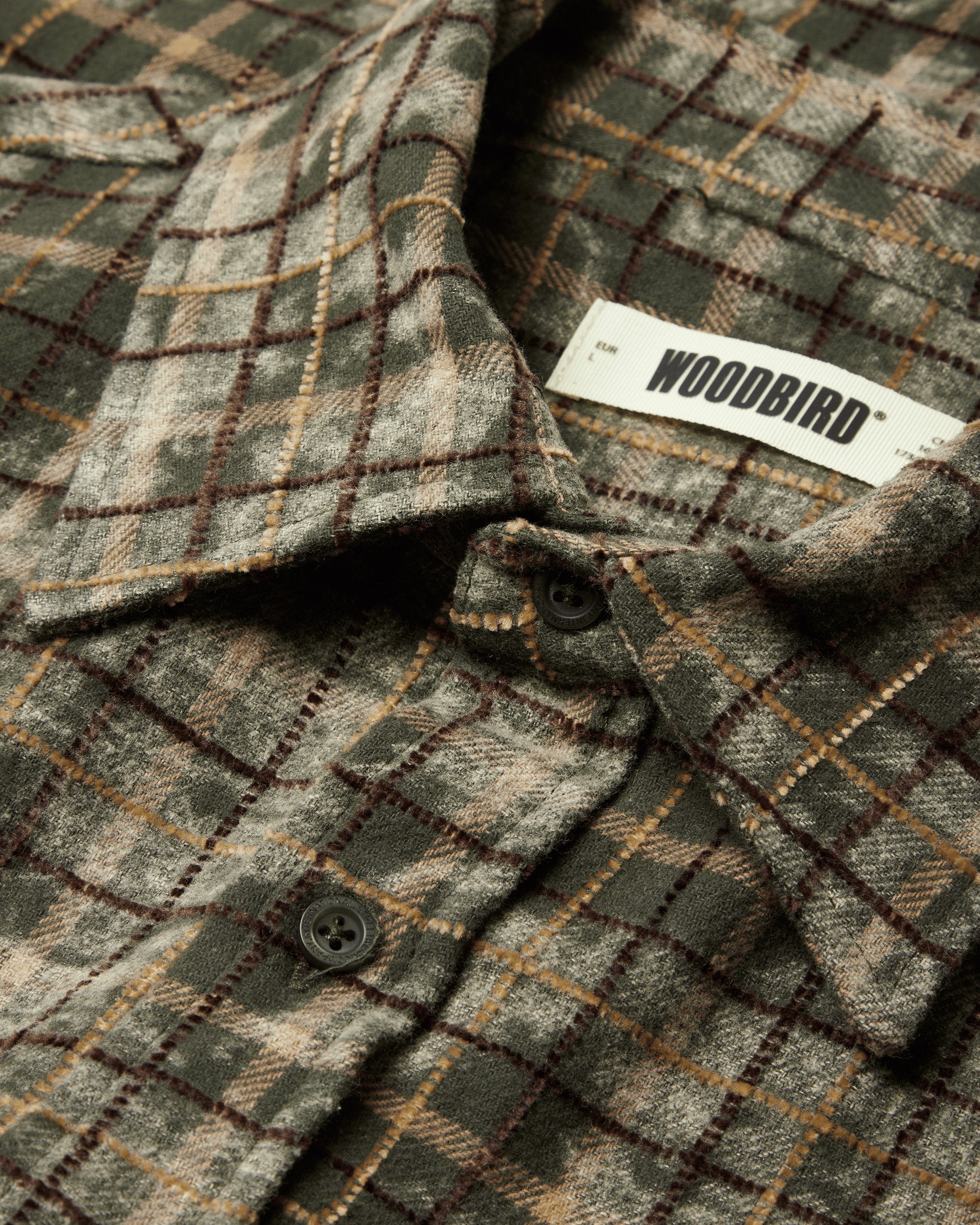 Chemise Woodbird Jong Wash Check Shirt