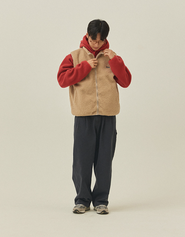 Gilet polaire zippé
