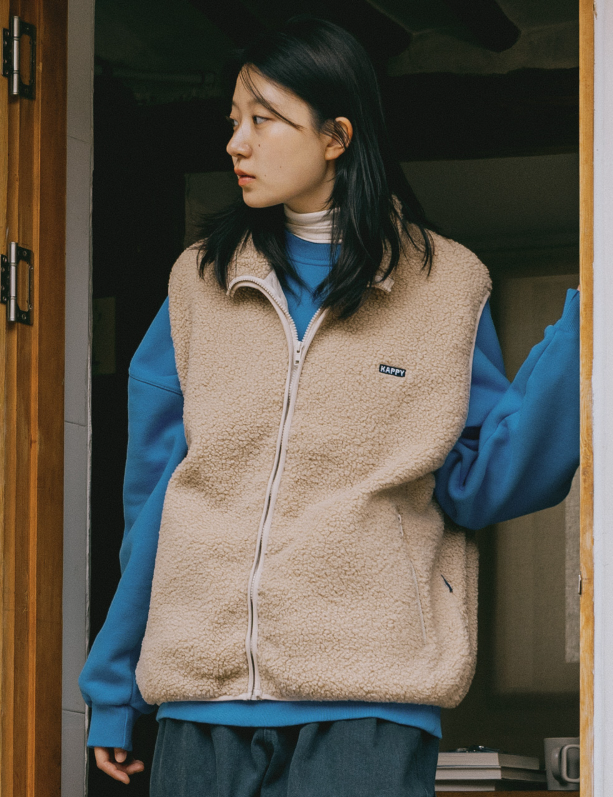 Gilet polaire zippé