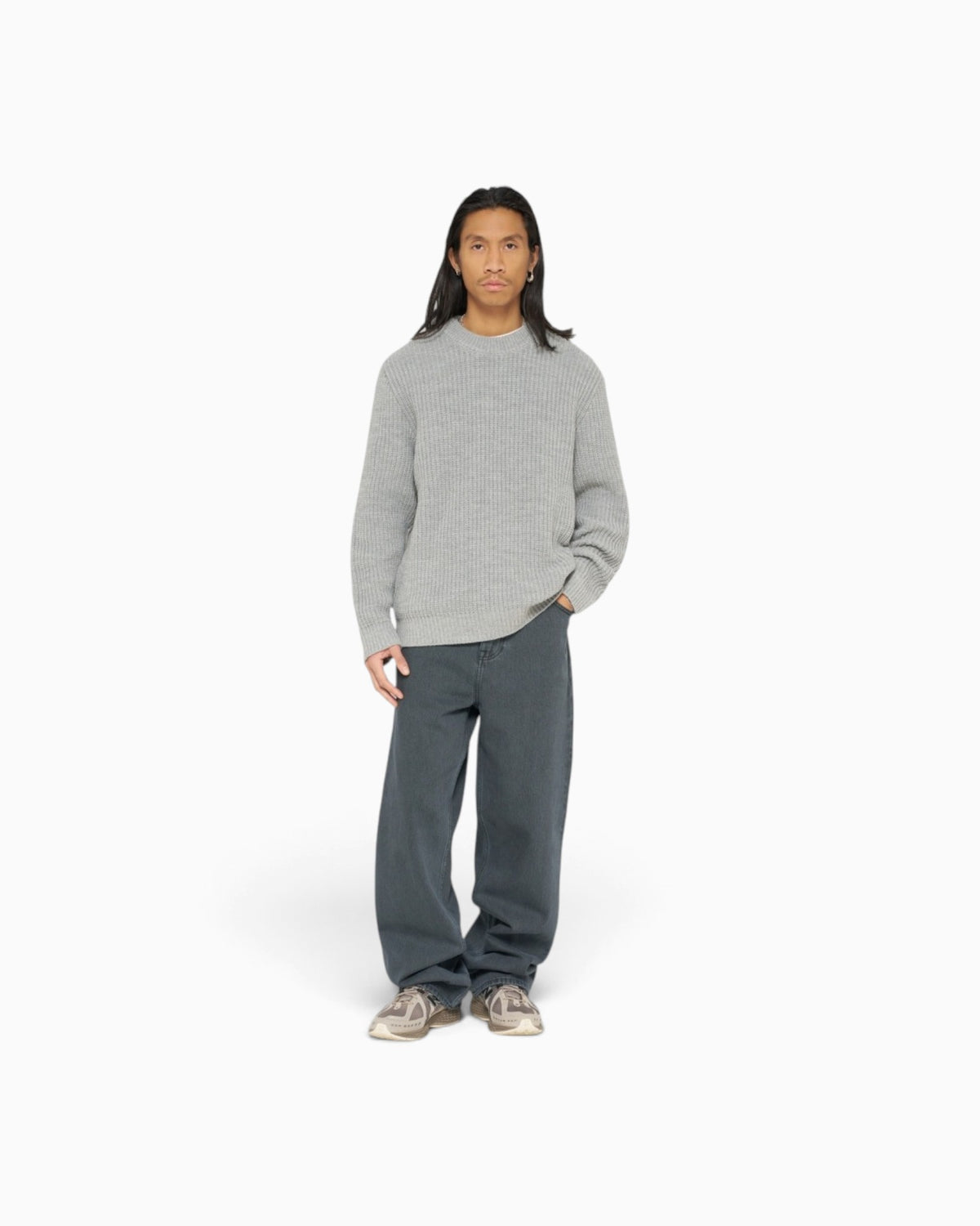 Edwin - Nix sweater grey