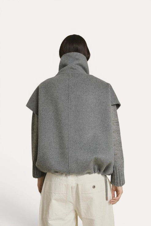 Blouson juno gris clair