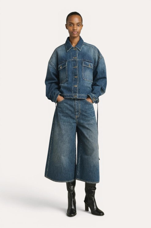 Veste lys jeans