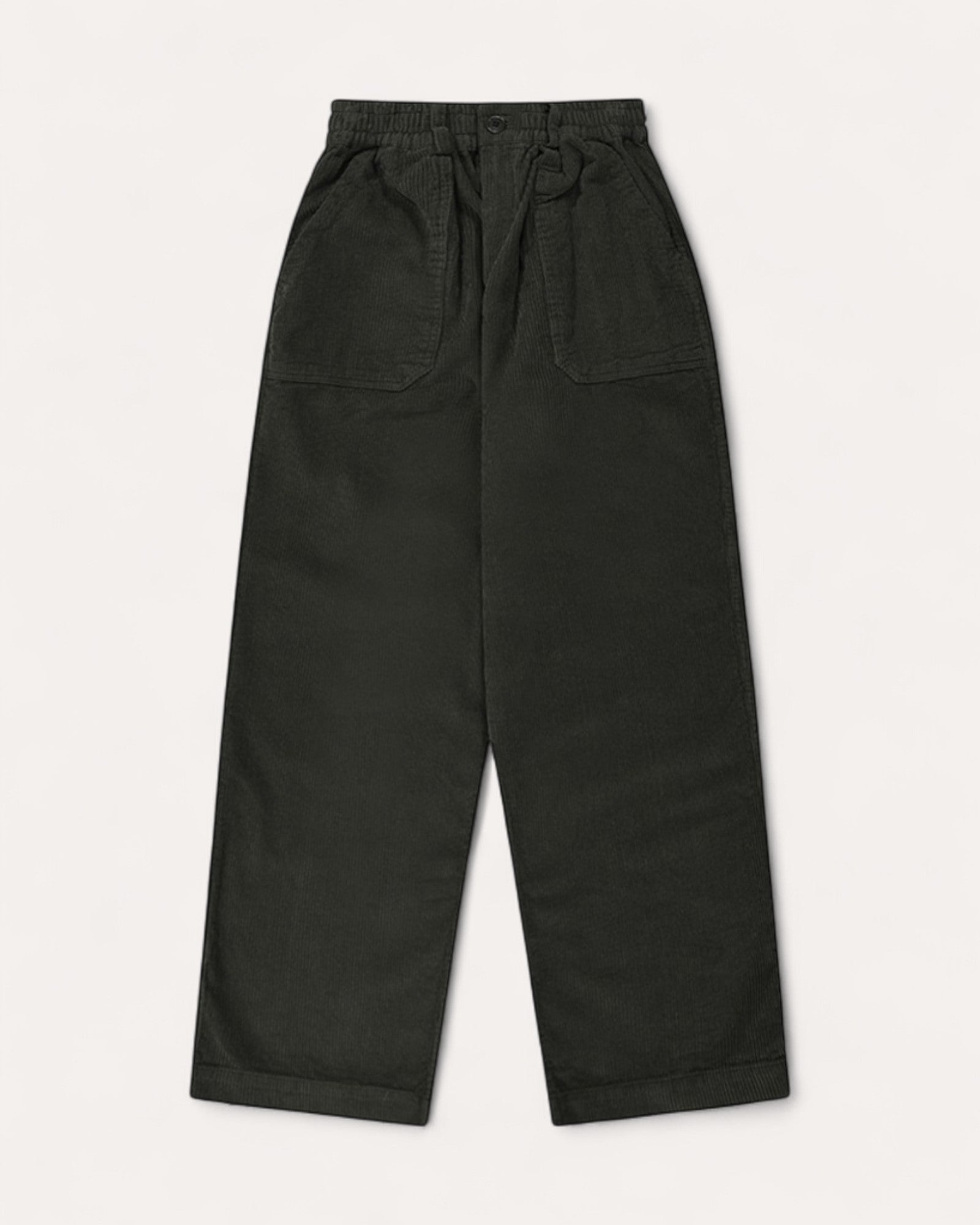 Pantalon One Tuck Fatigue Velours