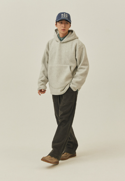 Pantalon One Tuck Fatigue Velours