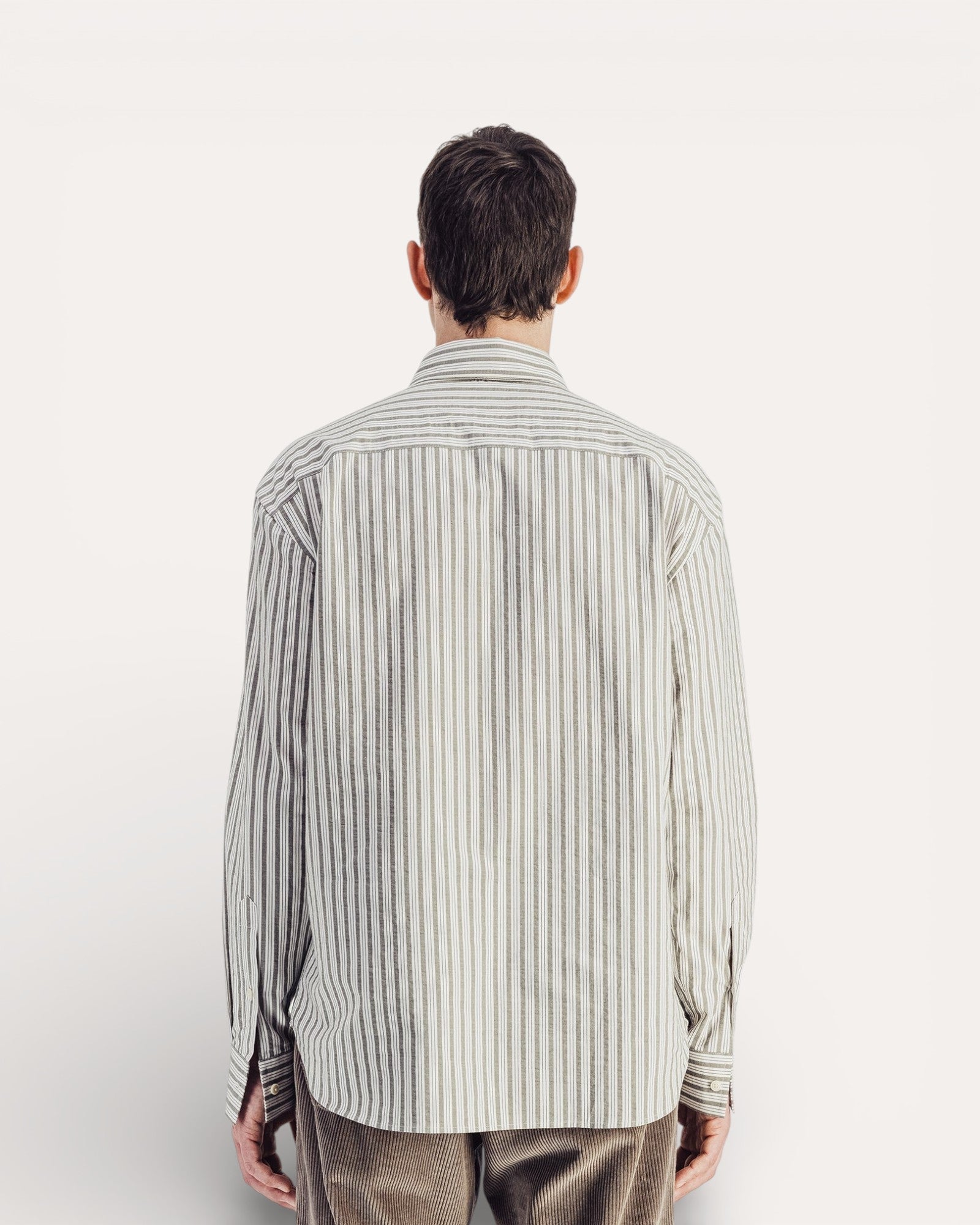 Chemise Daily Rayures  Kaki - Parages