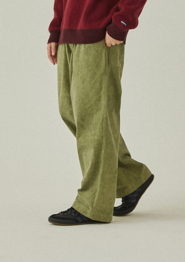 Pantalon Pigment Two Tuck Wide Kaki