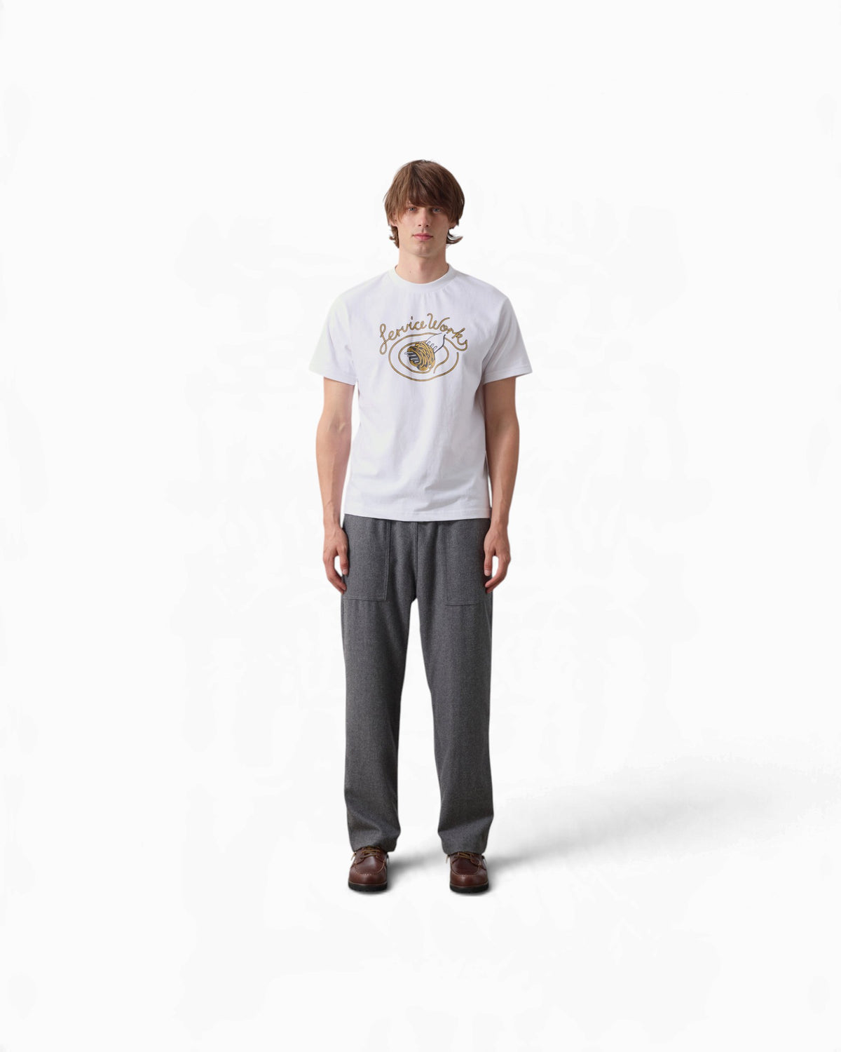Service Works - Spaghe tee wht