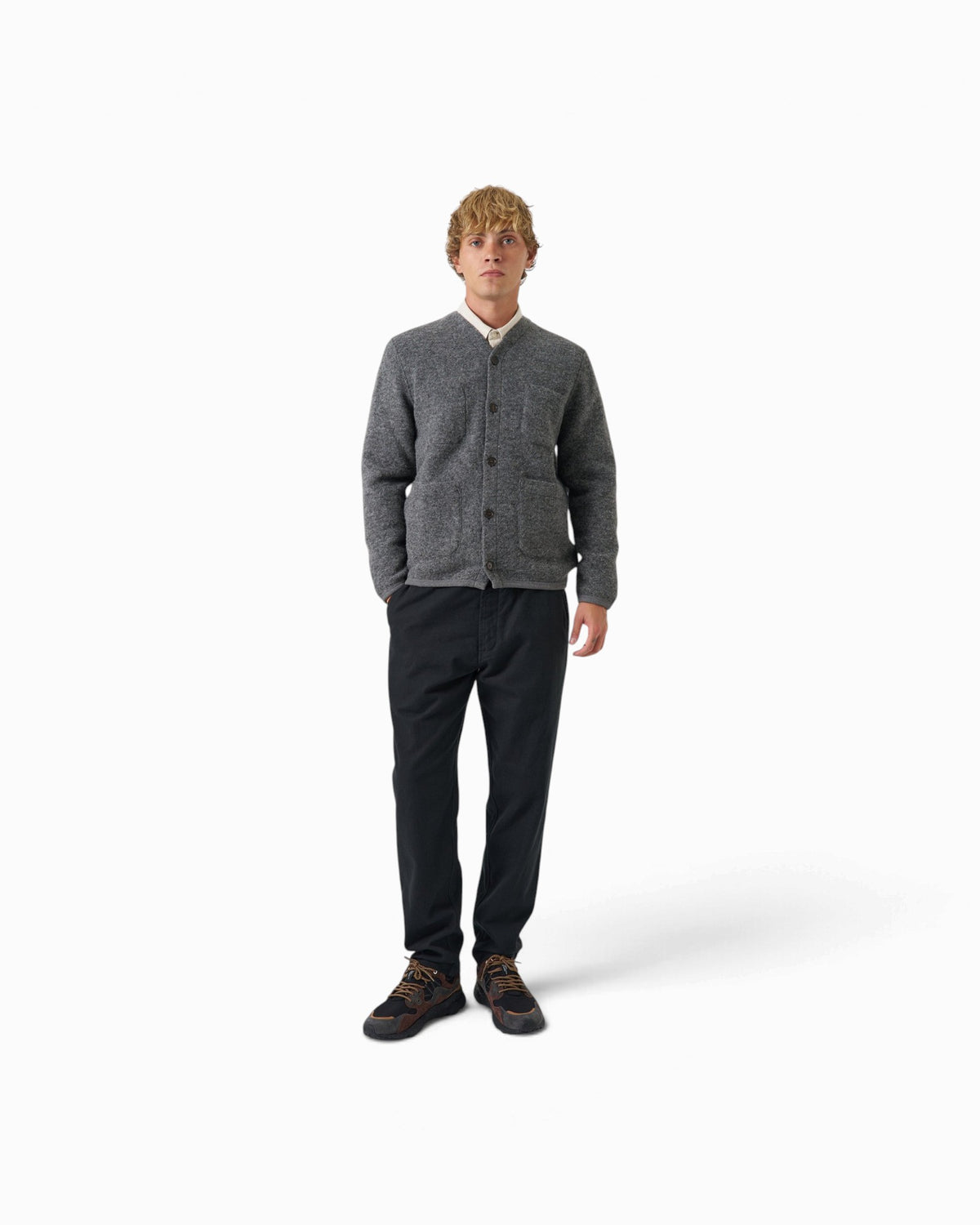 Universal Works - Wool fleece cardigan