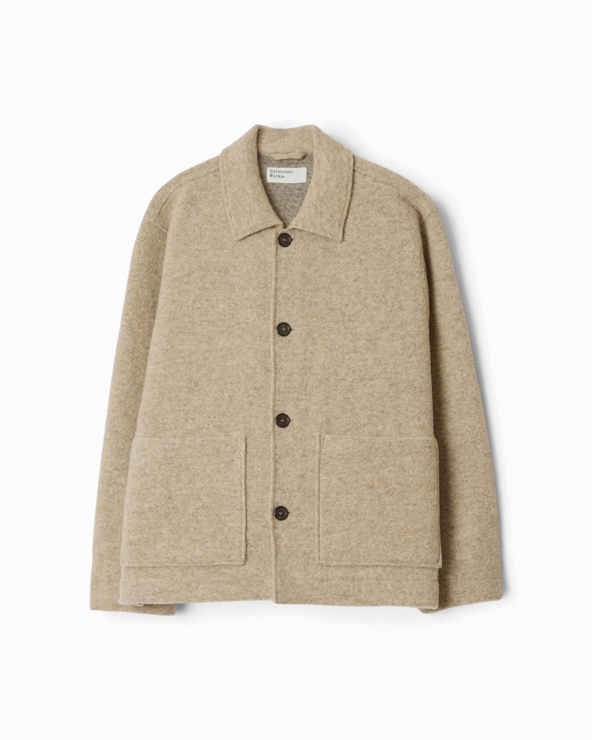 Universal Works - Rams Jacket In Fawn Wool Fleece