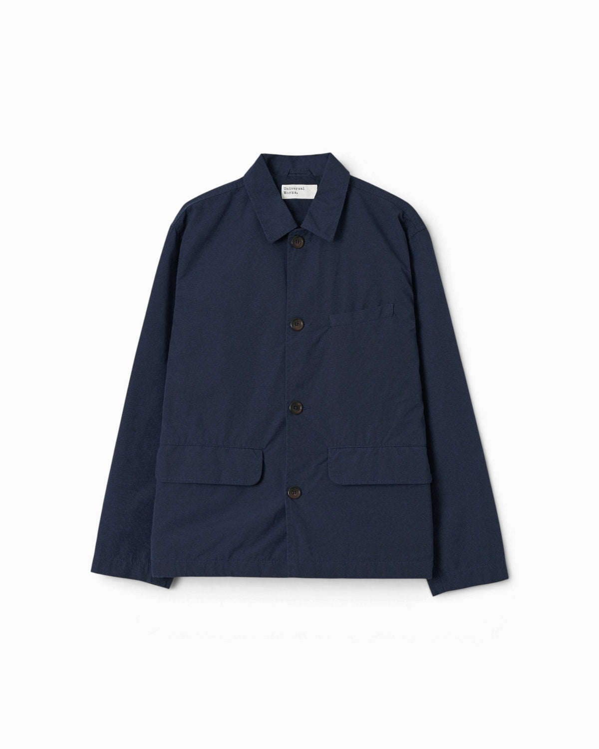 Universal Works - Warmus Jacket In Navy Micro Canvas