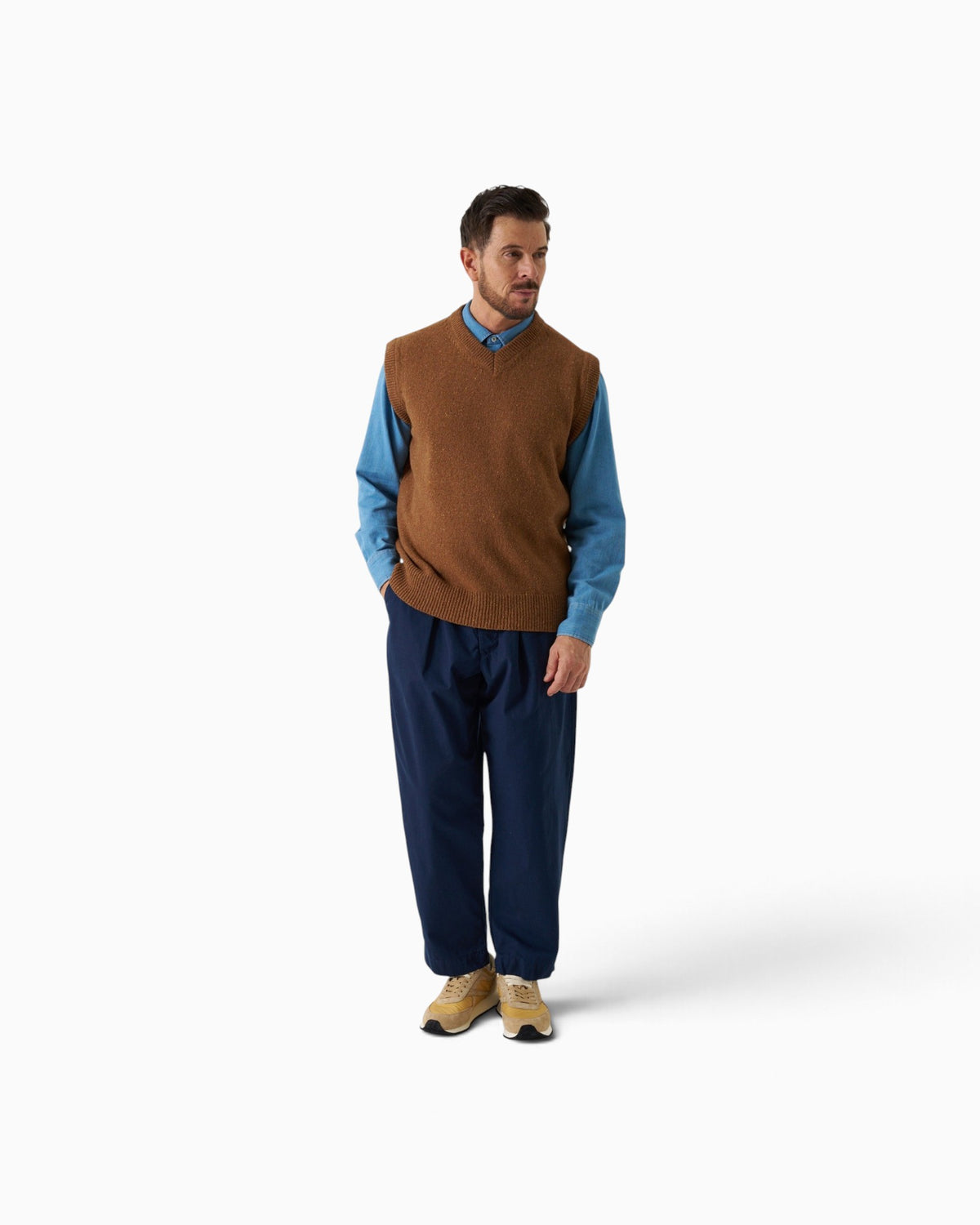 Universal Works - Oxford Pant In Navy Micro Canvas