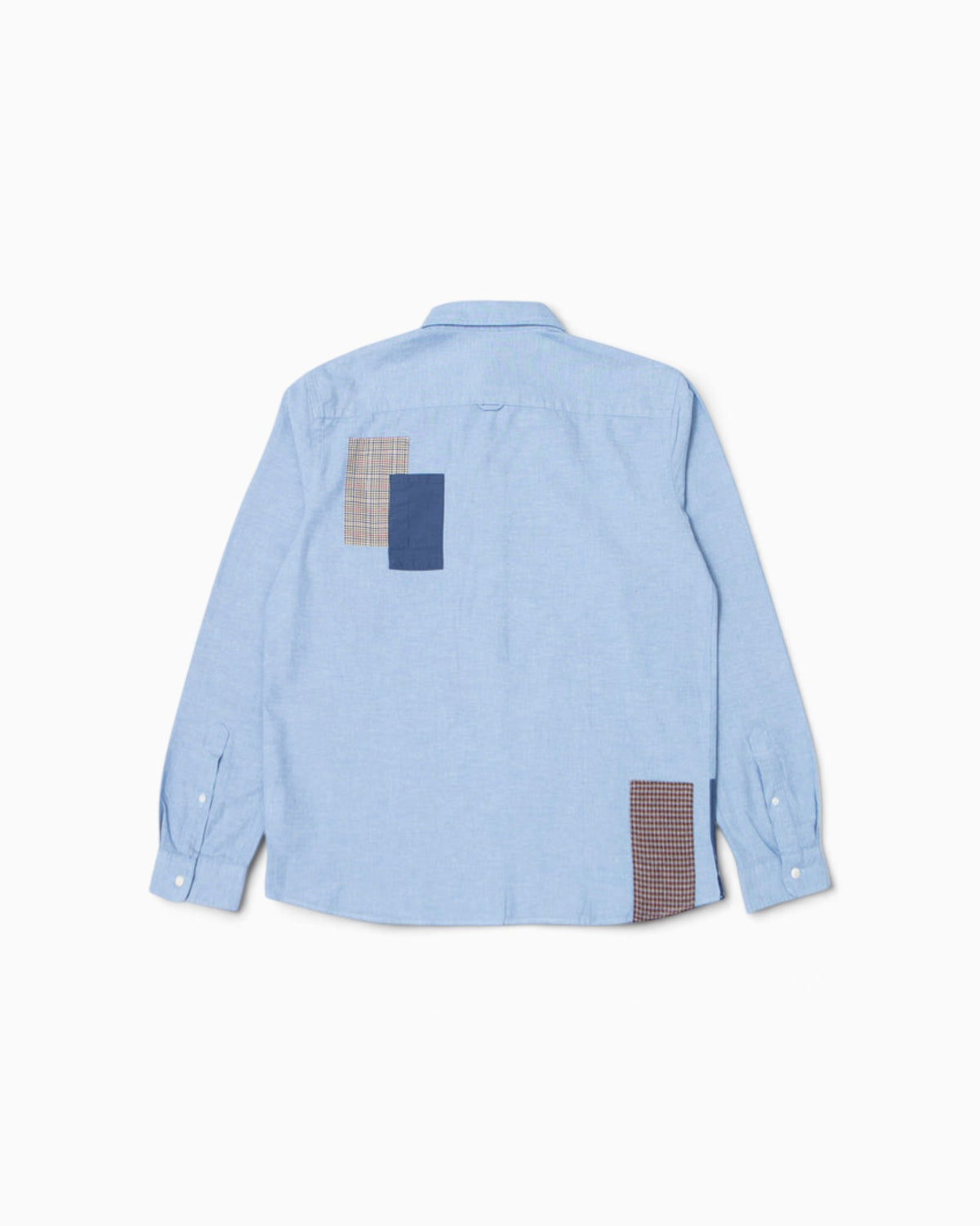 Edmmond Studios - Meet Grid Shirt In Plain Steel