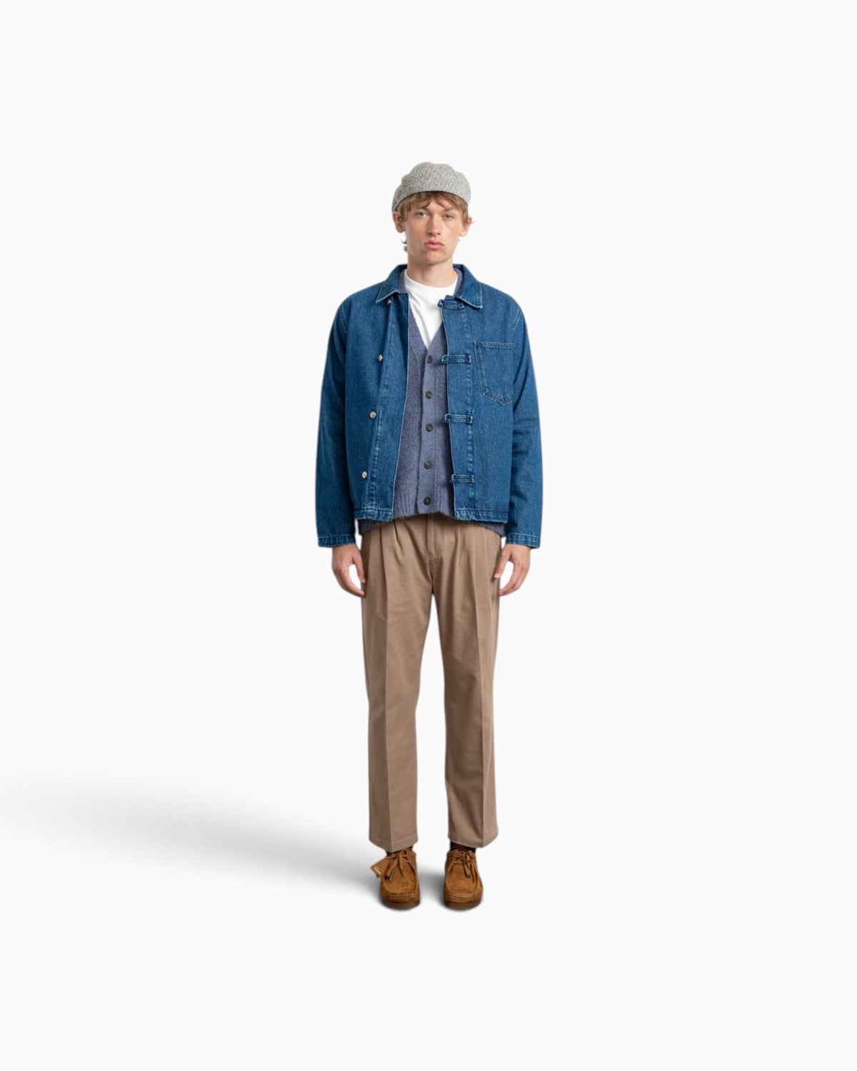 Edmmond Studios - Avail Jacket In Plain Stone Wash