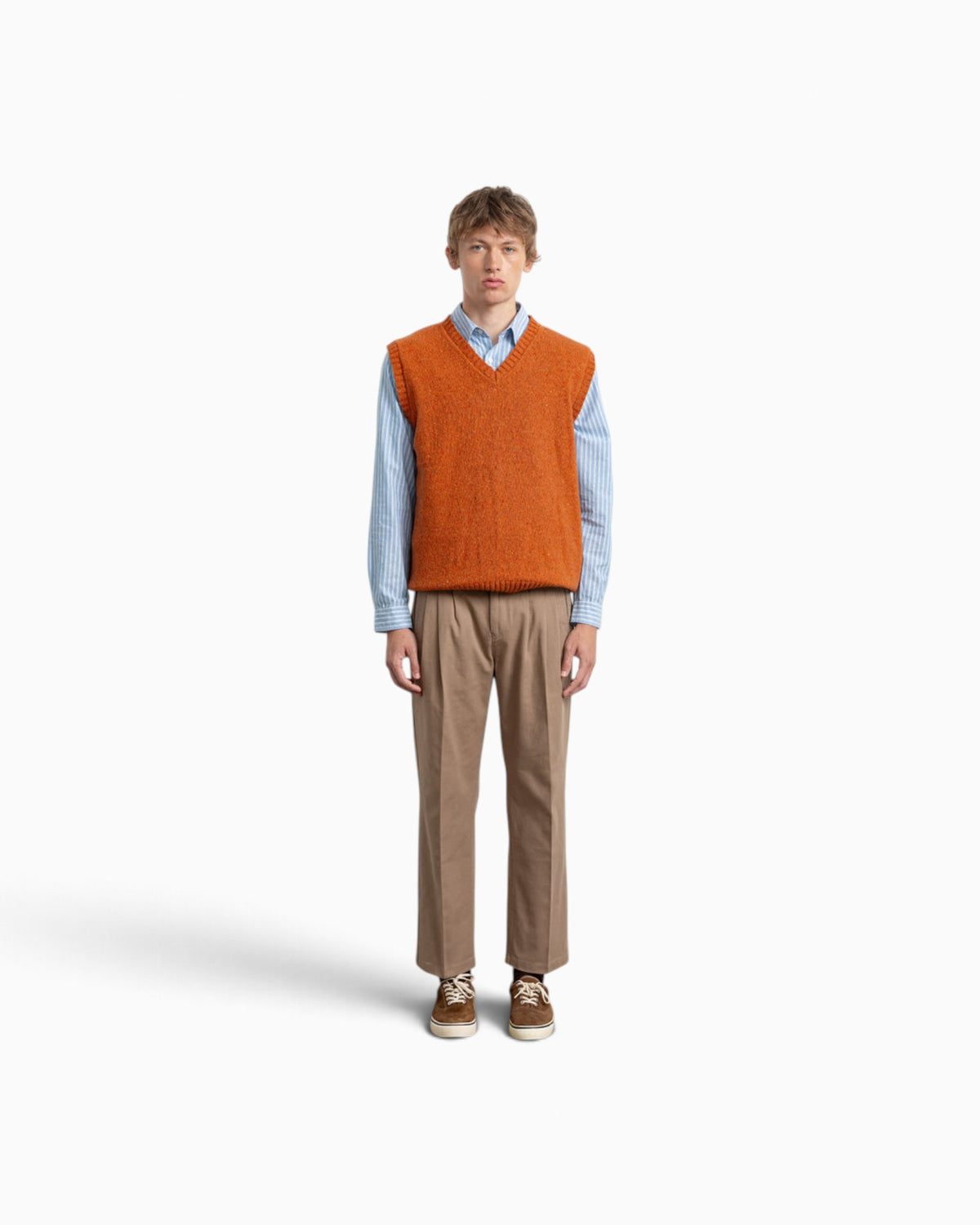 Edmmond Studios - Paris Vest In Plain Orange