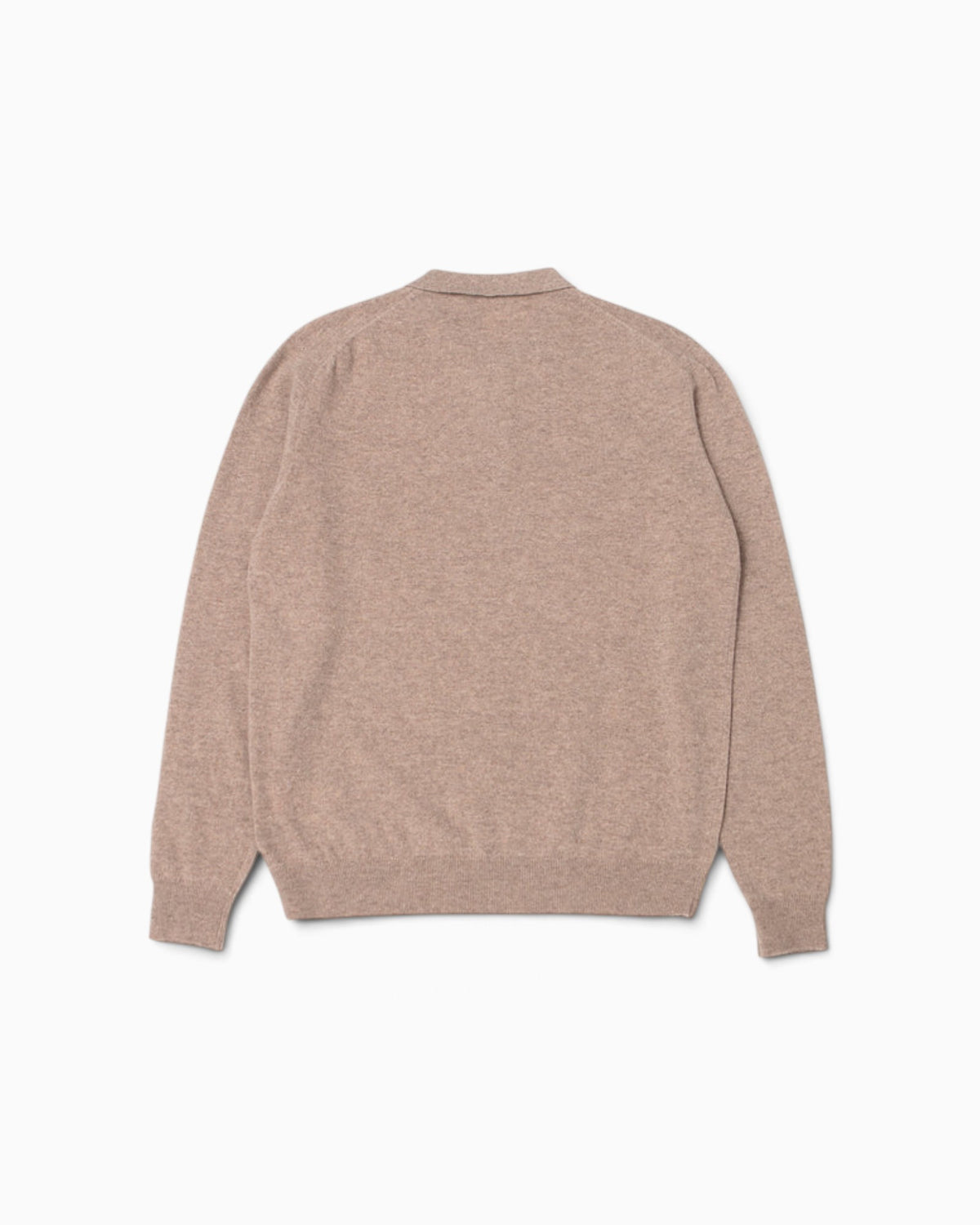 Edmmond Studios - Wool Polo In Plain Tan