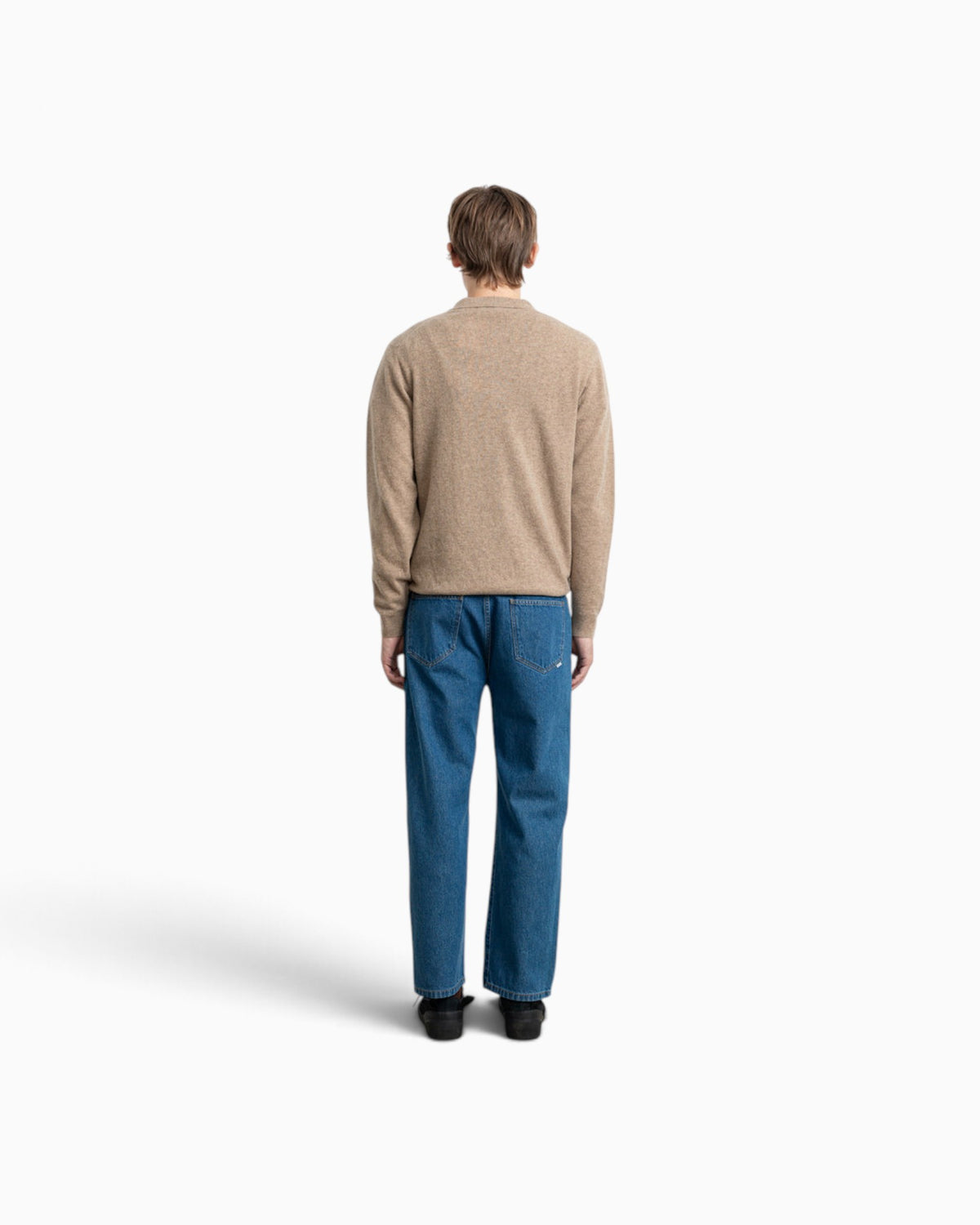 Edmmond Studios - Wool Polo In Plain Tan