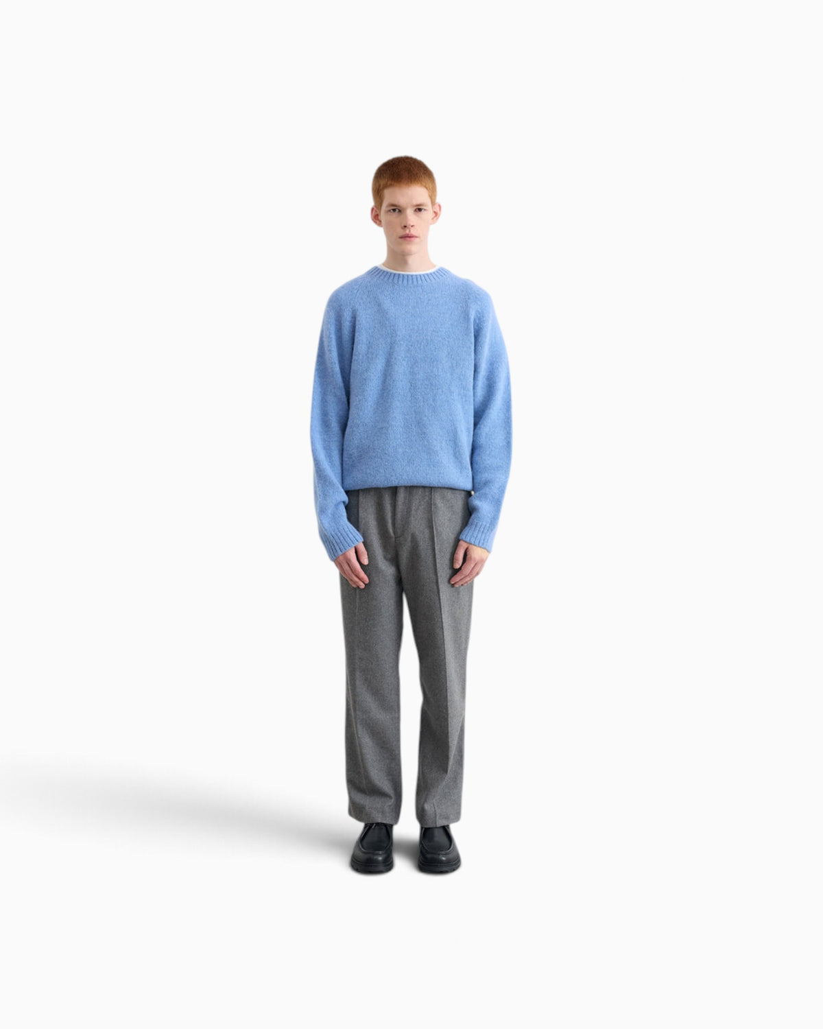 Edmmond Studios - Jack Pant In Plain Grey Melange
