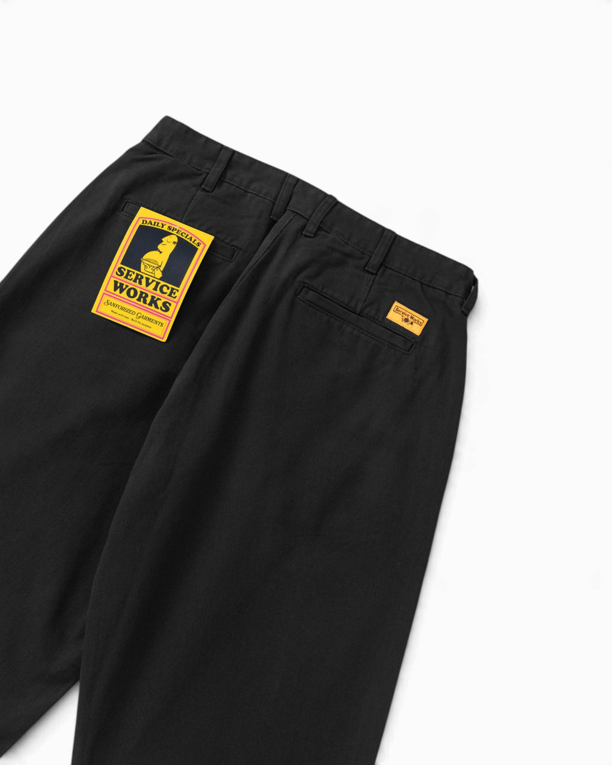 Service Works - Twill part tim pants blk