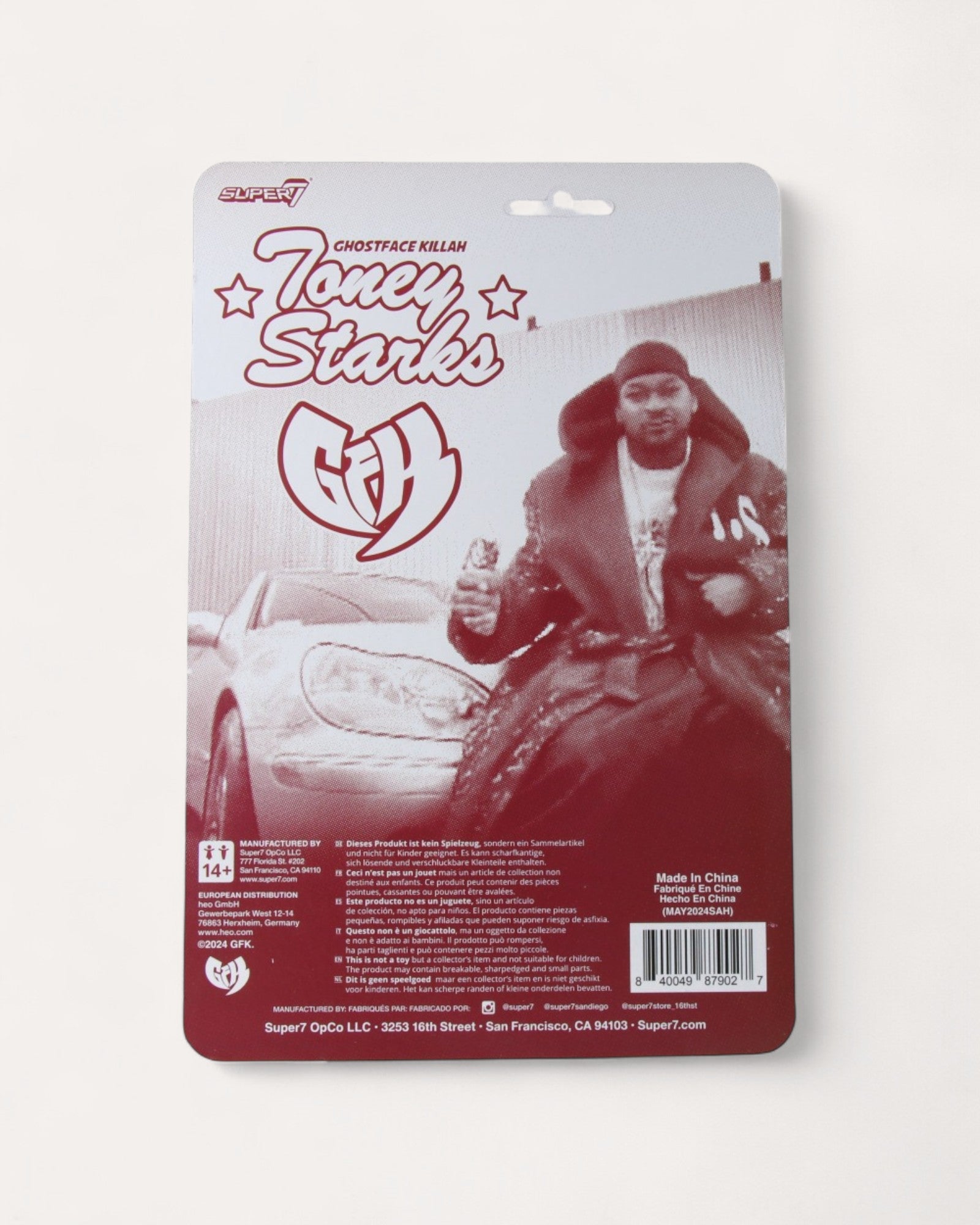 Artoyz Ghostface Killah (Toney Starks) - ReAction Figures