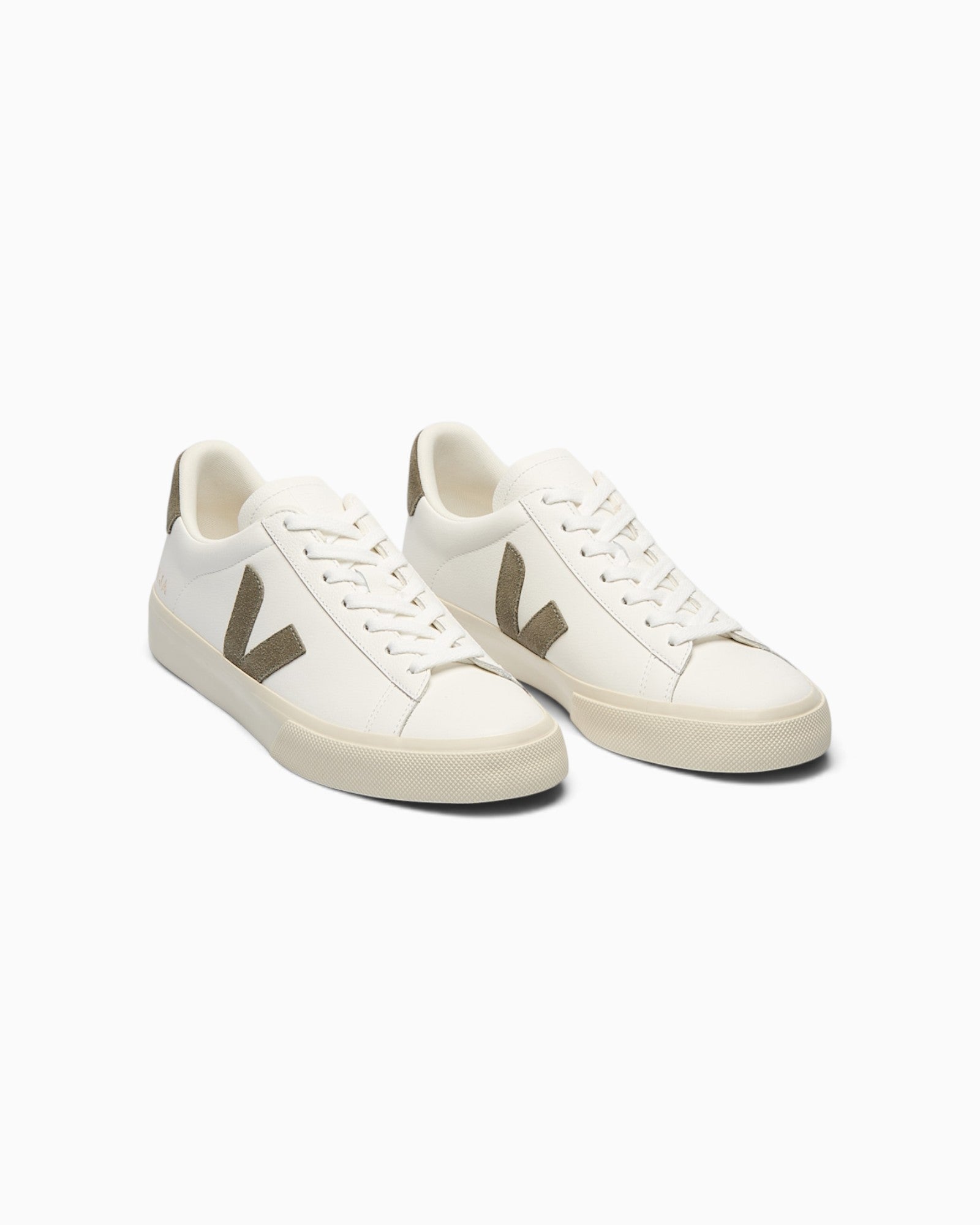 Veja Campo Leather White Kaki