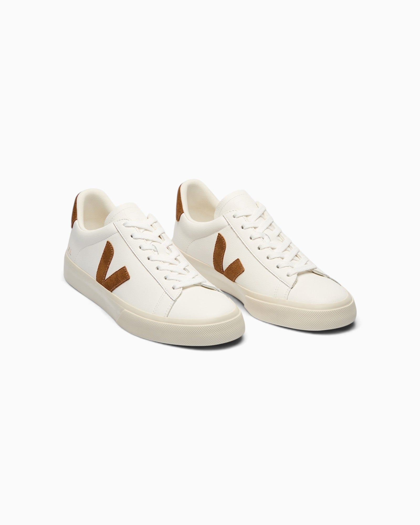 Veja Campo Leather White Cognac
