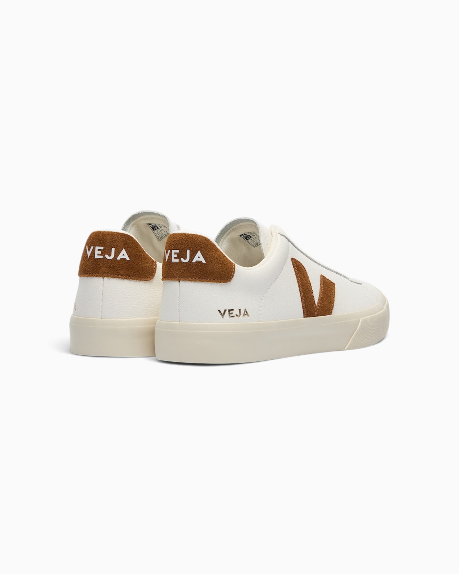 Veja Campo Leather White Cognac