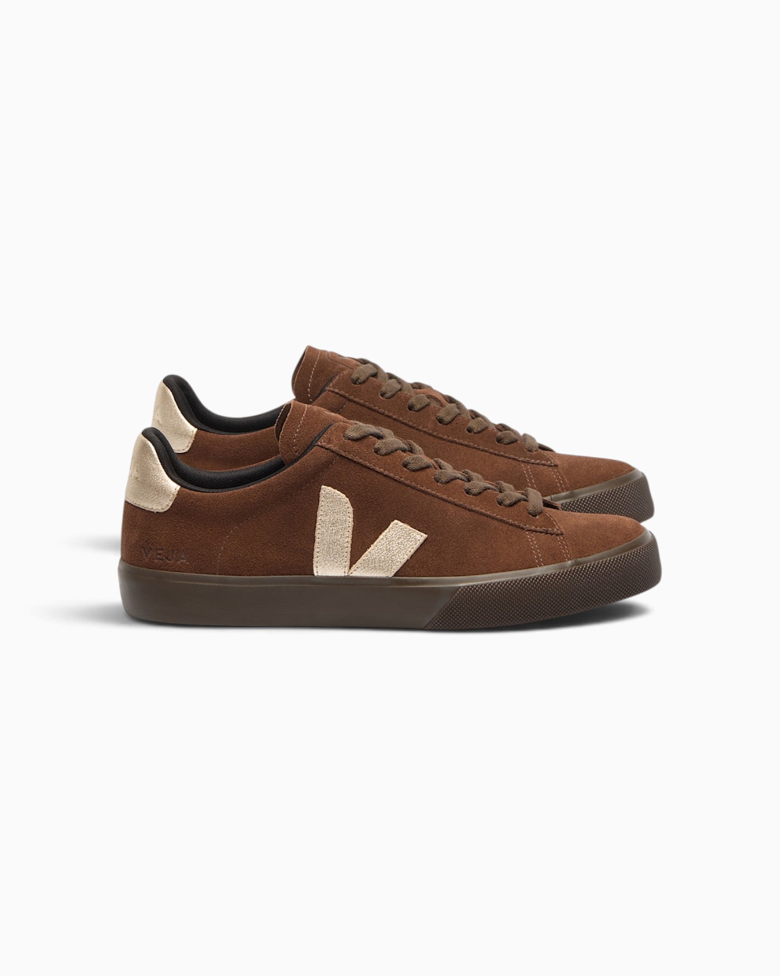 Veja Campo Suède Walnut Platine