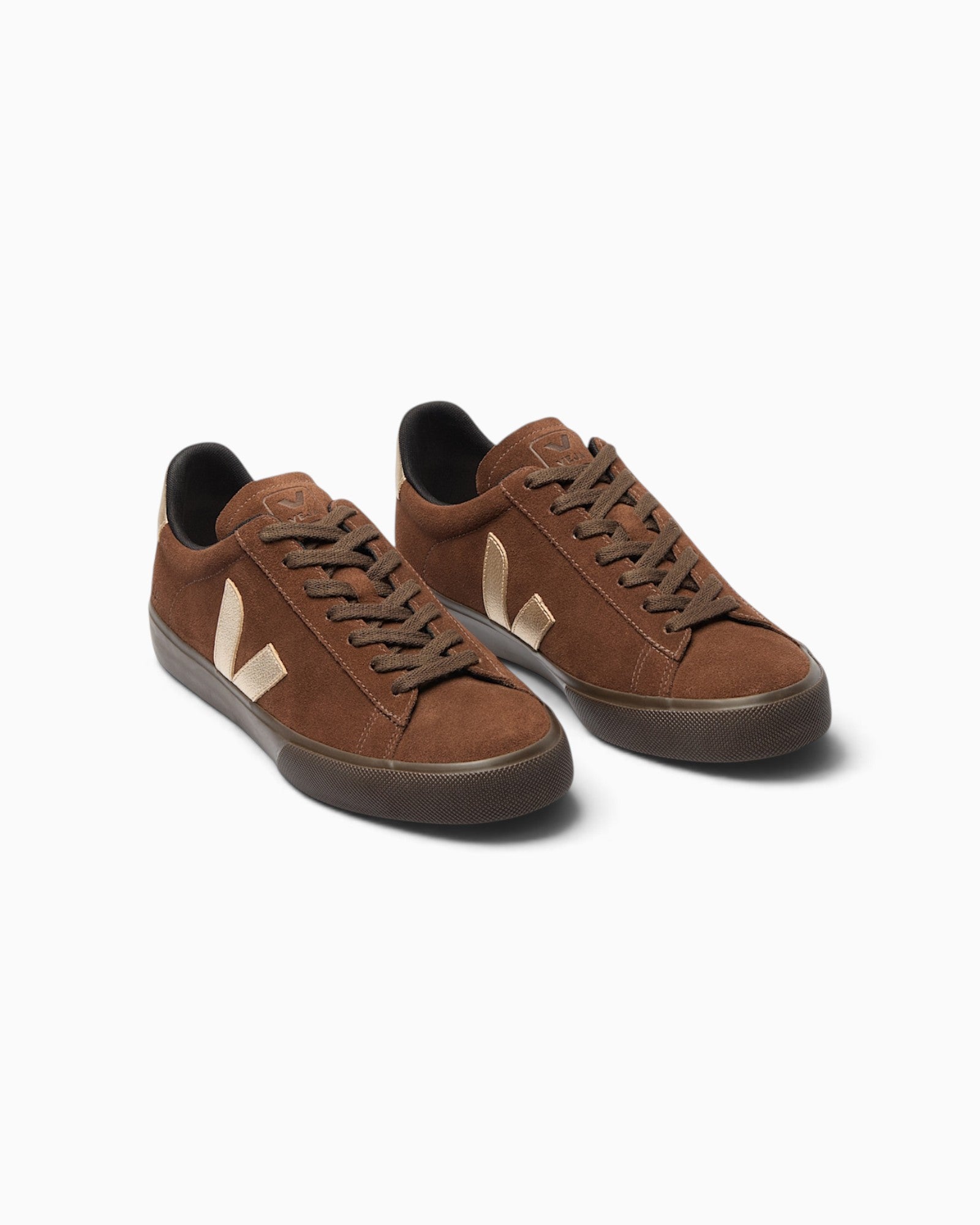 Veja Campo Suède Walnut Platine