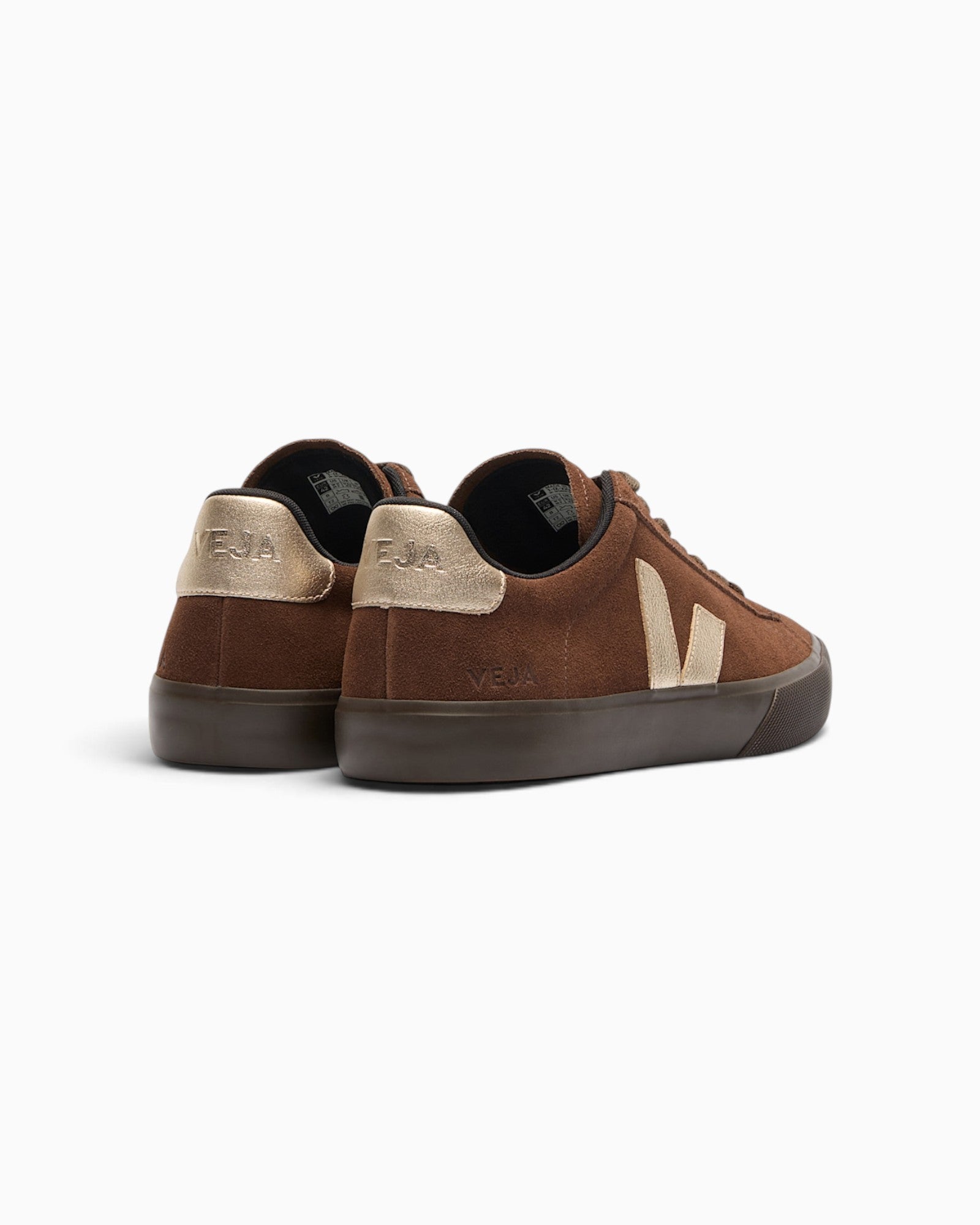 Veja Campo Suède Walnut Platine
