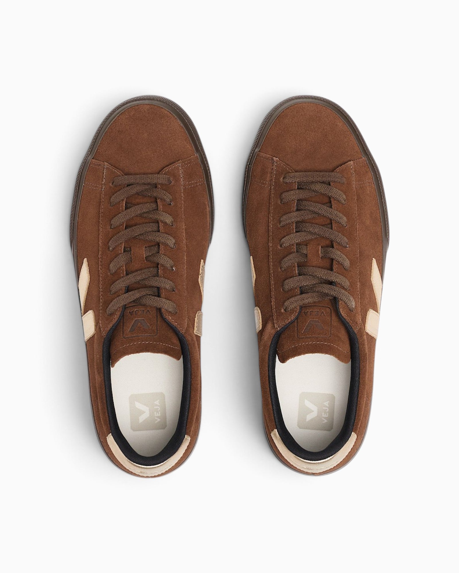 Veja Campo Suède Walnut Platine